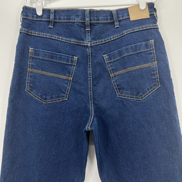 Duke Haband Classic Fit Jeans Men's Size 36 Straight Fit Dark Wash Stretch Denim - Picture 10 of 10